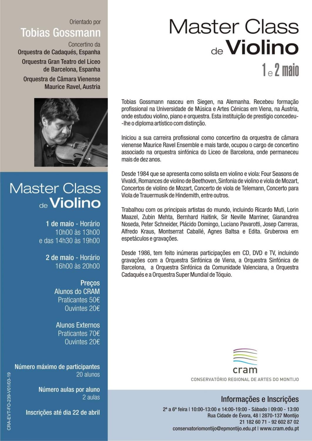 Master classes violin